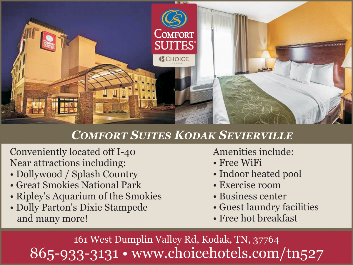 Comfort Suites Sevierville Kodak Tn Near Smoky Mountains